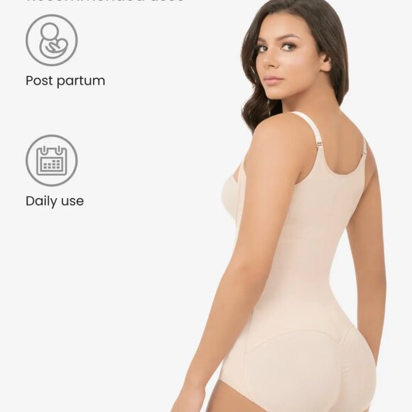 Butt-lifting compressive bodysuit - Styles 283 - Picture 3 of 5
